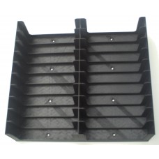 Tray for 20 Cassette Tapes in cases (2x10)